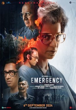 Emergency Movie Poster: Explore the gripping tale of India's Emergency through the eyes of Indira Gandhi in the upcoming film "Emergency." Kangana Ranaut delivers a powerful performance as the controversial Prime Minister.
