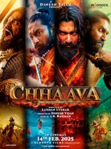 Chhaava is an upcoming Indian Hindi-language historical action film based on the life of Maratha king Sambhaji, played by Vicky Kaushal. It is an adaptation of the Marathi novel Chhava by Shivaji Sawant.