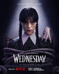 Wednesday Season 2 premieres August 6 on Netflix. See release time, episodes, cast, and what’s new in Jenna Ortega’s gothic fantasy series.